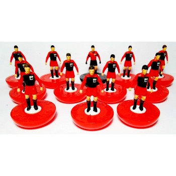Subbuteo Andrew Table Soccer L'Aquila Calcio 1978-79 on Classic Hasbro bases